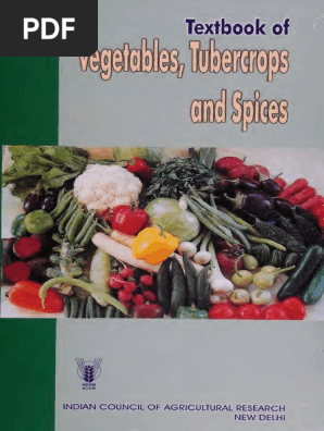 Textbook of Vegetable, Tubercrops & Spices | PDF | Nutrients