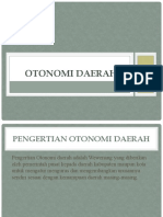 Ppt. Otonomi Daerah