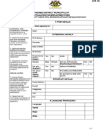 Employment Application Form HR 49