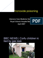 Carbon Monoxide Poisoning: Intensive Care Medicine Seminar Royal Victoria Hospital Belfast April 2007