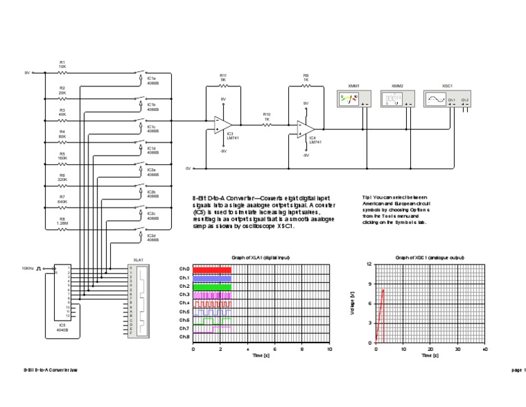 8 Bit D To A Converter PDF Engineering Computing