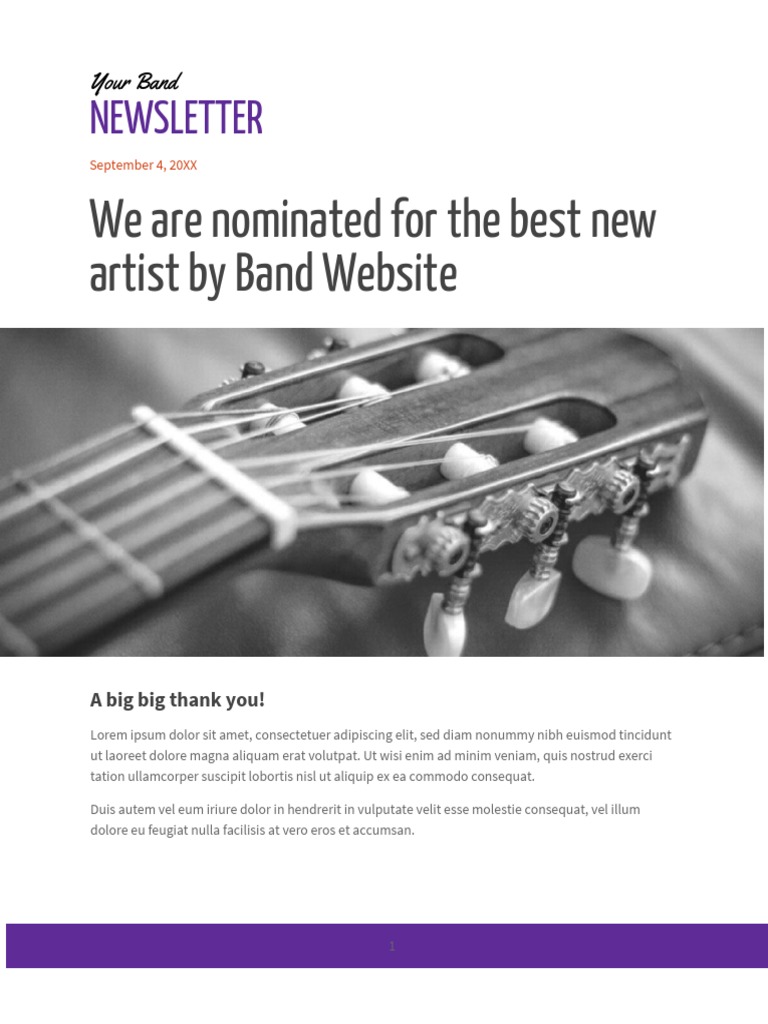 Band Newsletter - September Update | PDF | Sports & Recreation