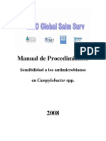 Manual Sensibilidad en Campylobacter - 2008