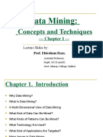 Data Mining:: Concepts and Techniques