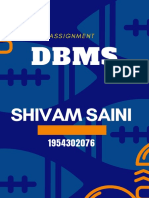 Assignment: Shivam Saini