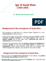 The Age of Ayub Khan: Dr. Mohammad Humayun Kabir