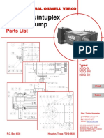 300Q 5 Quintuplex Plunger Pump Parts List