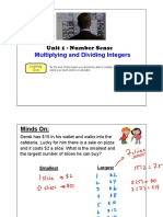 1.02 - Multiplying and Dividing Integers