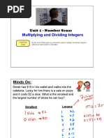 1.02 - Multiplying and Dividing Integers