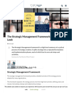 The Strategic Management Framework - A Simple Look - The World of Work Project