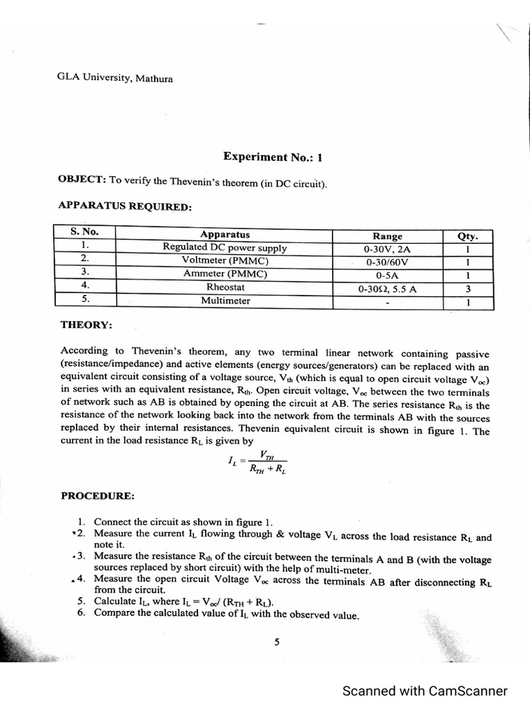 Basic Electrical Lab Manual PDF