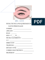 Ficha Tecnica Pos - Quirurgico' Contigo