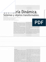 Geometría Dinámica.: Sistemas Objetos Transformables