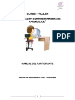 Manual Del Participante Curso de Computación Como Herramienta de Aprendizaje Document