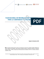 Plan Nacional de Rehabilitación Psicosocial para La Convivencia y La No Repetición 2018 GN