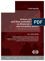 CASE Reports - Virtual Currencies and their Potential Impact on Financial Markets and Monetrary Policy