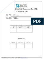 Suzhou BOE CHATANI Electronics Co., LTD. LCM Approval