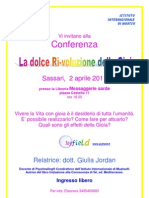 Conferenza Ss La Dolce Ri-Voluzione Della Gioia Apr 2011
