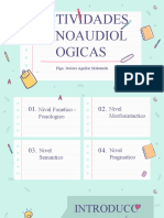 Actividades Fonoaudiologicas Kínder