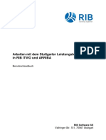 2019 04 Vorgehensweise Zur Benutzung Des Stuttgarter Leistungsbuches in RIB ITWO ARRIBA
