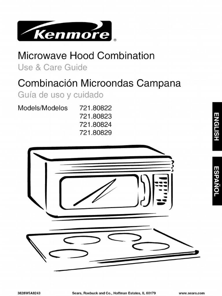 Kenmore Elite Microwave manual Oven Ac Power Plugs And Sockets