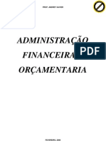 Administração financeira e orçamentária