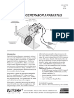 Motor/Generator Apparatus: Instruction Sheet For The PASCO Model CI-6513