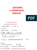 Ecuaciones Diferenciales Lineales 1