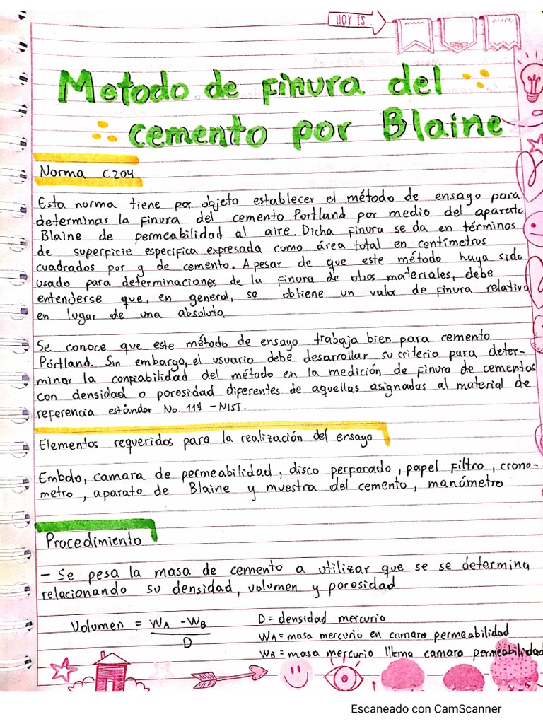 Método Blaine | PDF