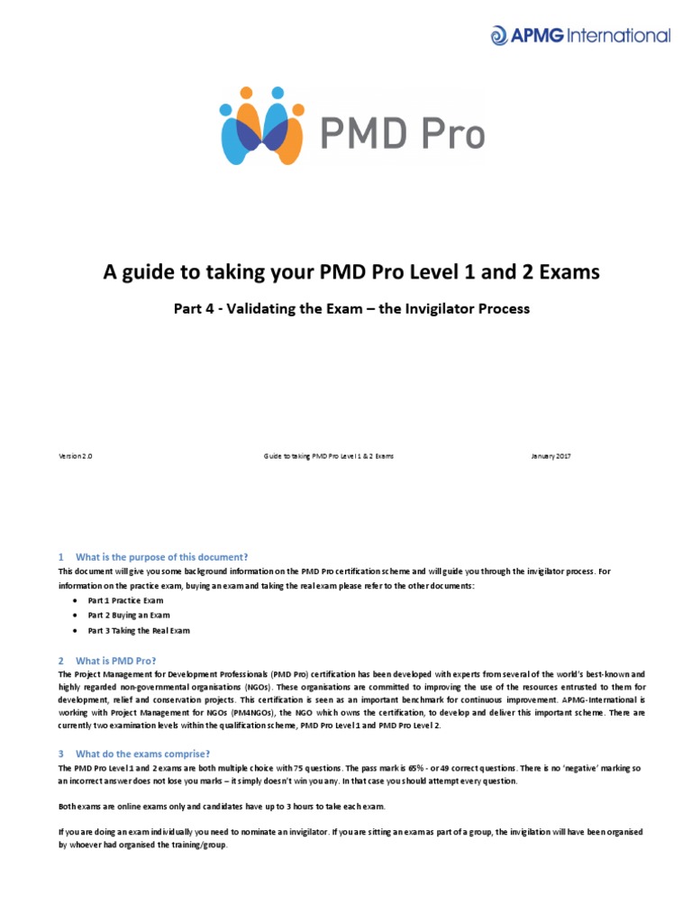A Guide To Taking Your PMD Pro Level 1 and 2 Exams: Part 4 - Validating ...