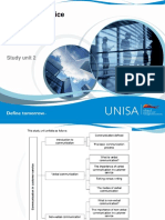 MNM1502 Study Unit 2 - Verbal Communication