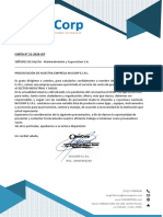 Carta de Presentación - Inscorp Peru