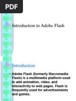 Introduction To Adobe Flash