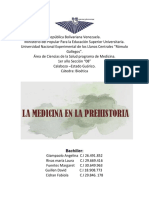 La Medicina en La Prehistoria