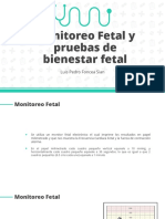 Monitoreo fetal y pruebas de bienestar: NST, OST y maniobras de resucitación