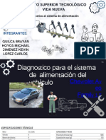 Diagnostico para El Sistema de Alimentación Del Vehículo Chevrolet Aveo