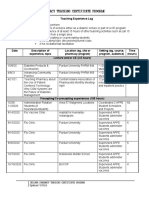 Teaching Experience Log2020 Glfinal