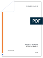 Project Report Analog