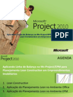 Aplicando Linha de Balanço No Ms-Project/EPM para Planejamento