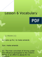 Lesson 6 Vocabulary-1