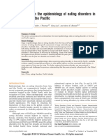 Actualizaciones en La Epidemiologia de Los Trastornos Alimentarios en Asia y El Pacifico