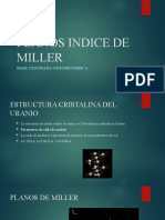 Planos Indice de Miller