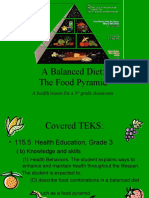 A Balanced Diet: The Food Pyramid: A Health Lesson For A 3 Grade Classroom