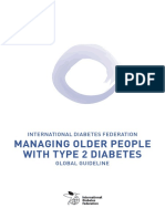 IDF Guideline for older people T2D