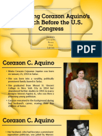 RPH Revisiting Corazon Aquinos Speech Before TH U.S. Congress BS Arch 2A1