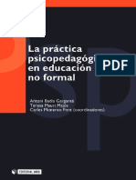 La Práctica Psicopedagogica en Educacion No Formal - Badia, Mauri, Monereo (Libro Completo)