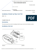 Installation of Double Lip Wiper Seal