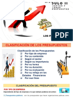MODULO II - Clasificacion de Presupuestos y Etapas Del Control Pres