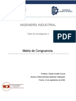 Matriz de Congruencia