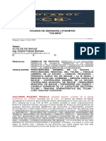 MODELO DERECHO DE PETICION ALCLADIA - Enviar